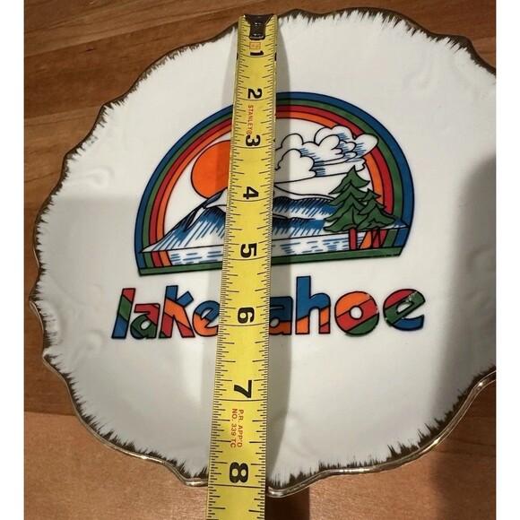 Lake Tahoe Souvenir Plate Decorative Vintage travel decor - Picture 8 of 9